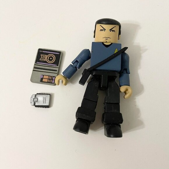 2002 Art Asylum Star Trek Captain Kirk And Spock Minimates - Picture 8 of 14